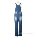 Wholesale damas bibered baberos jeans